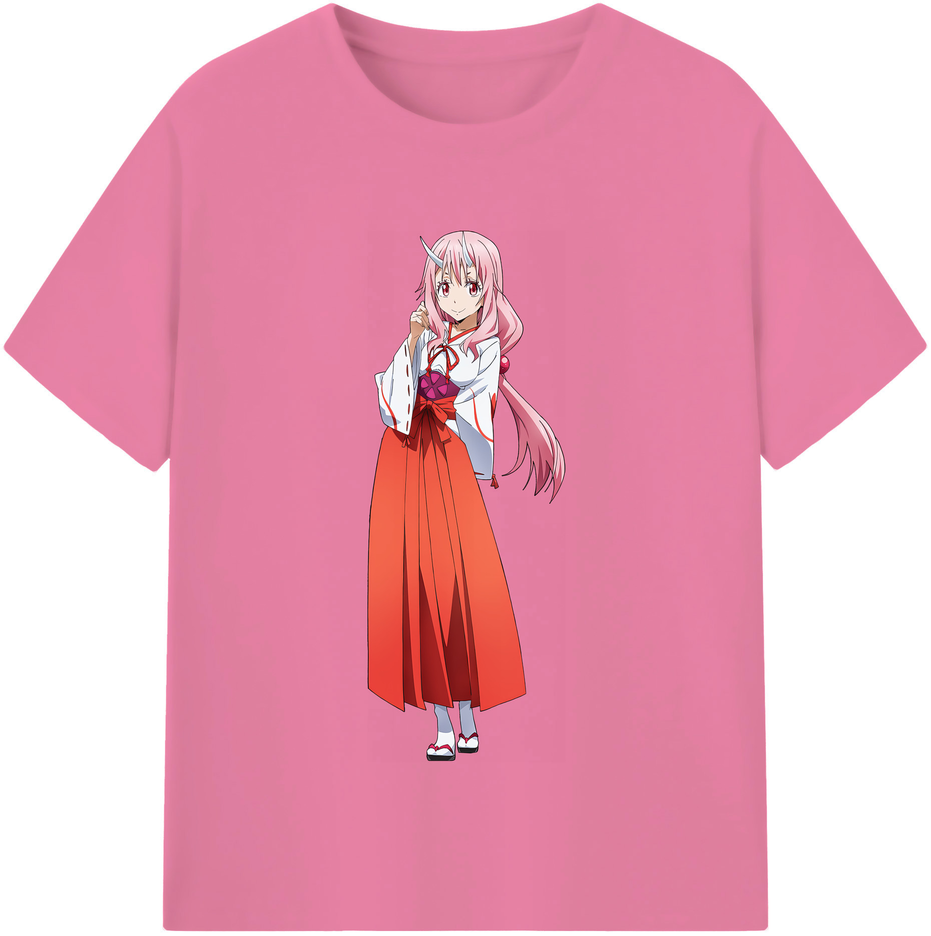 （画像用） 転スラ Regarding Reincarnated to Slime 綿100％半袖Tシャツ（フロントプリント）
